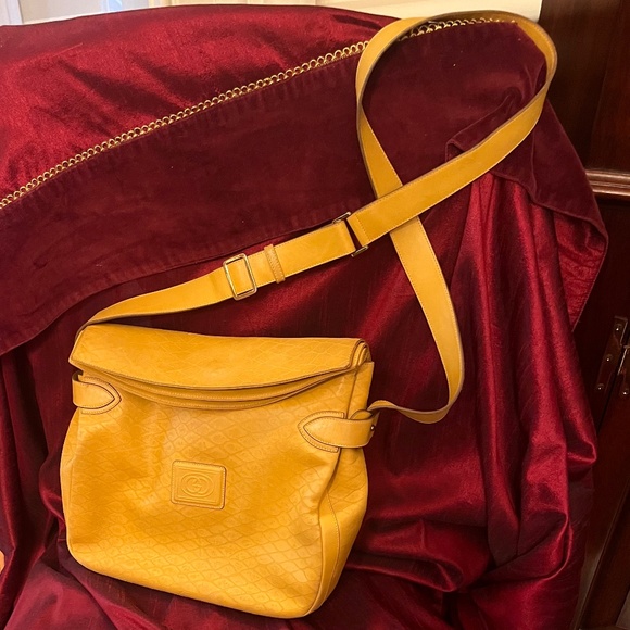 Gucci Printed Messenger Bag, Yellow